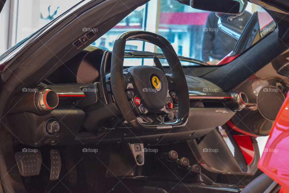 Foap Com Ferrari Laferrari Interior Stock Photo By