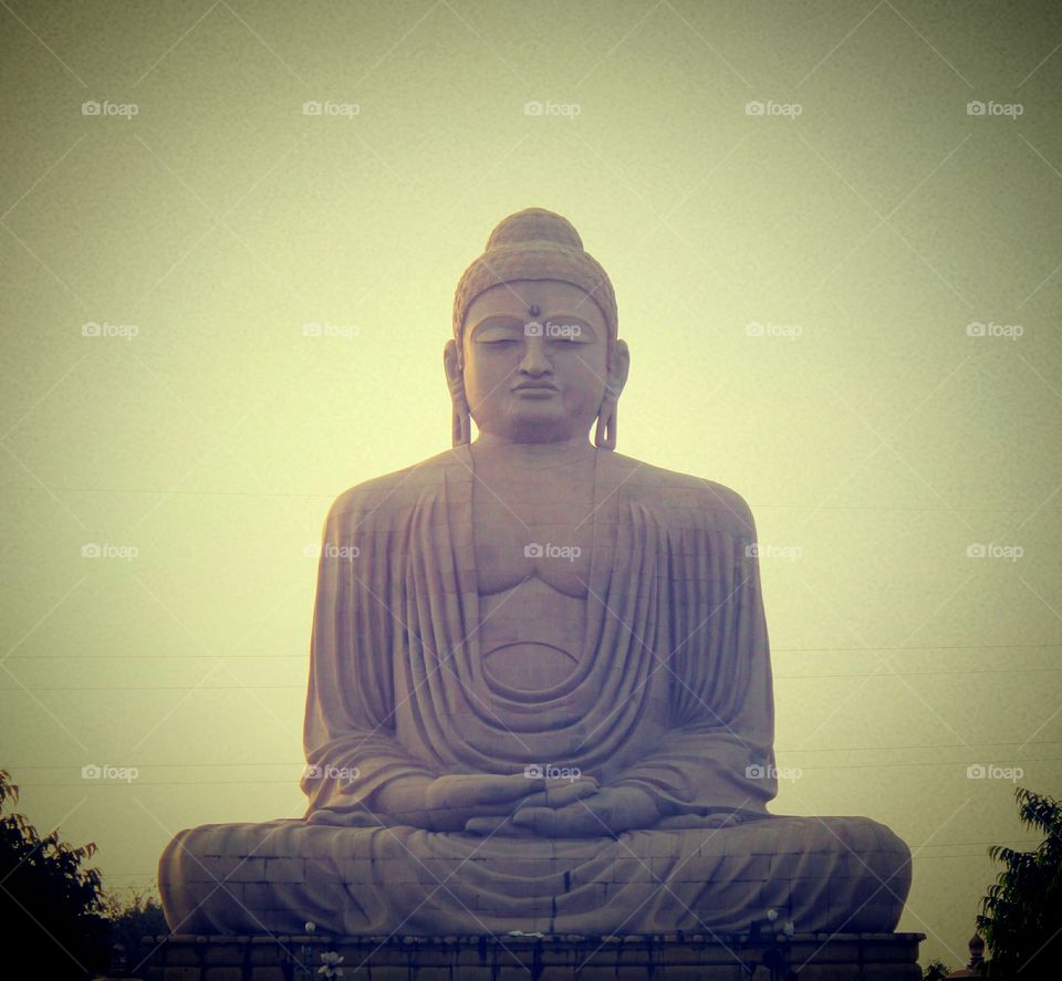 Statue of buddha in india
