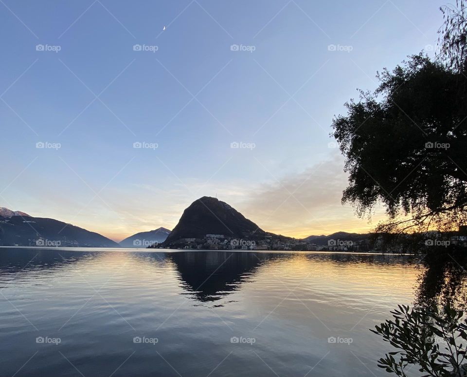 Lake Lugano Switzerland 