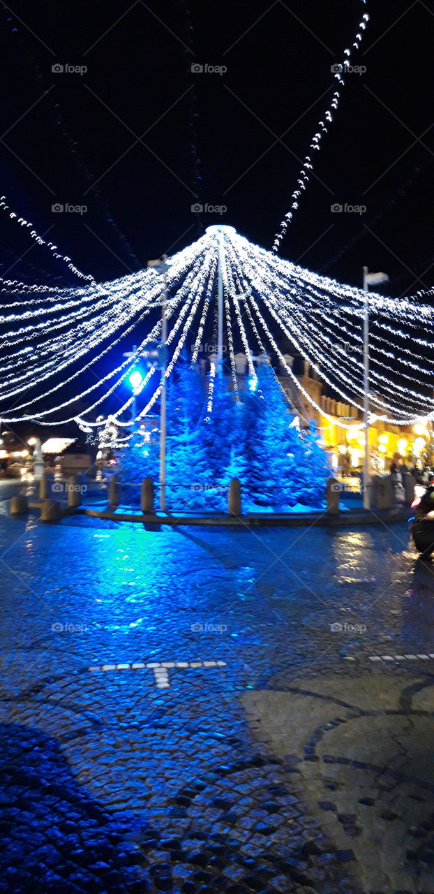 place Morny in Deauville at christmas time