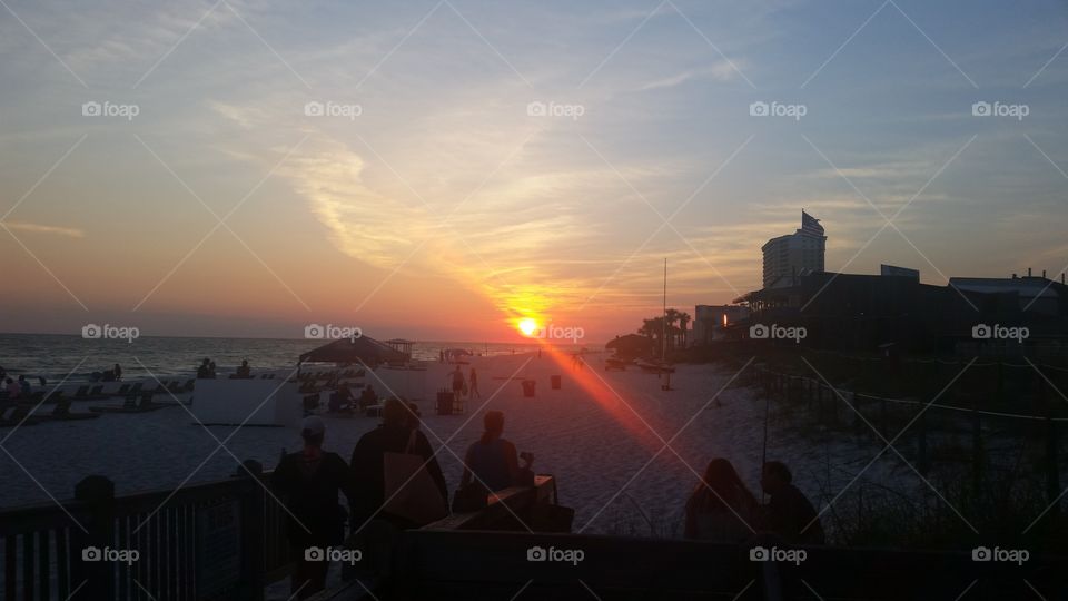 Sunset, Dawn, Evening, Landscape, Sea