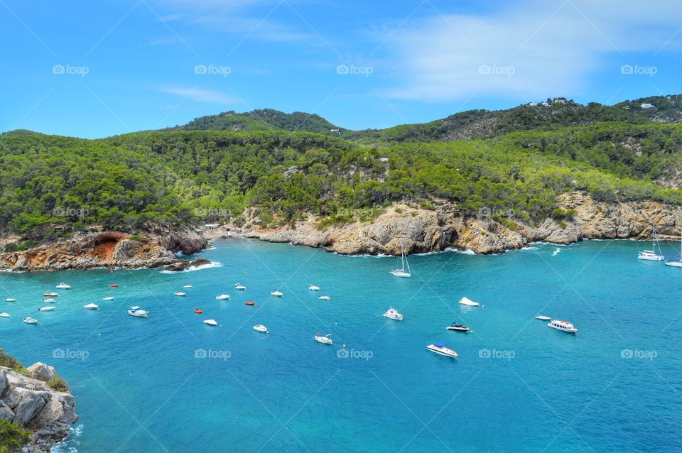 Boats traffic in Ibiza 🏖🇪🇦