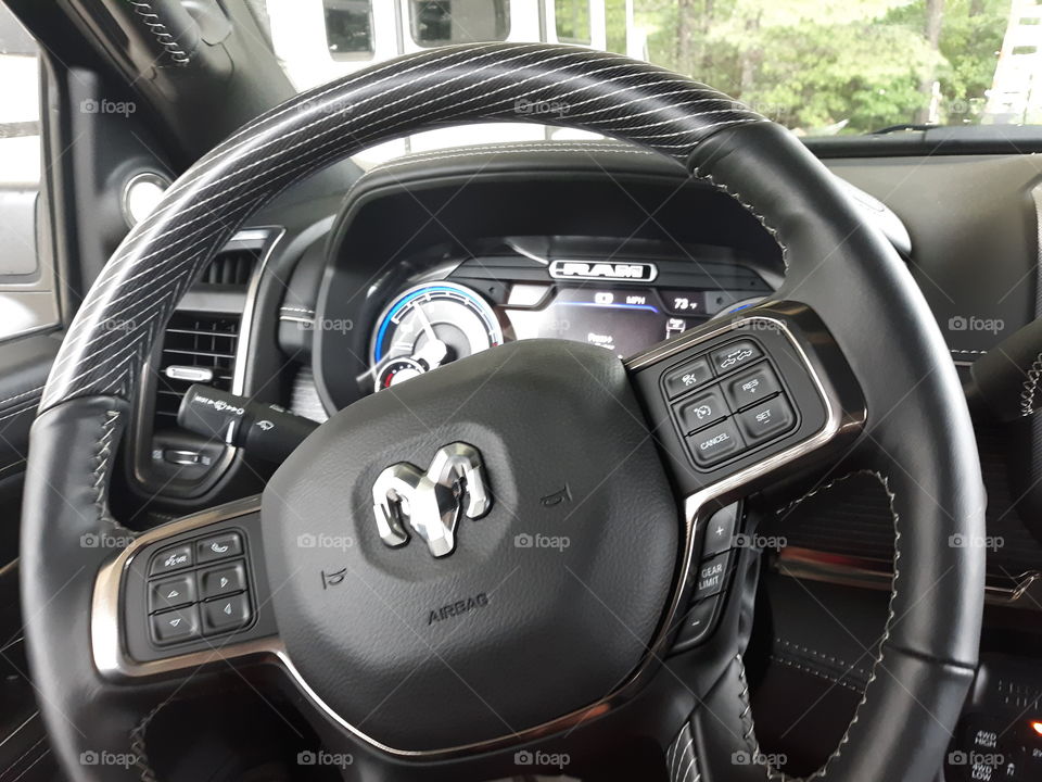 Dodge Ram steering wheel