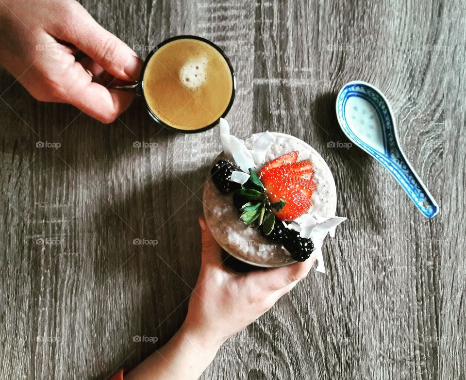 Chia Pudding & Espresso
