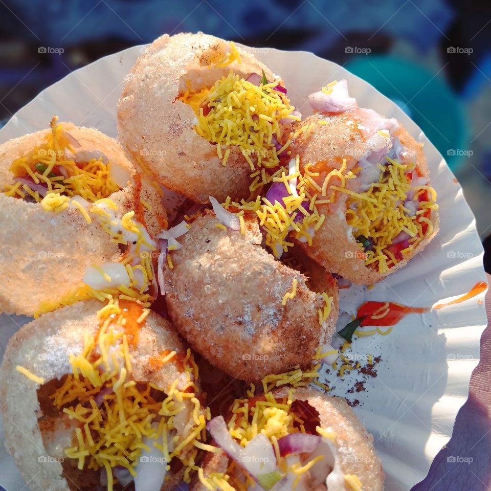pani puri dahi puri golgappa indian snacks