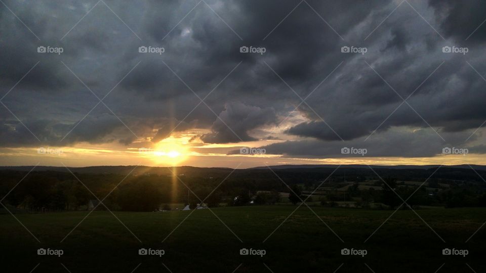 Sunset in Wantage. I took this pic on September 28,2015 in the evening on Wantage New Jersey