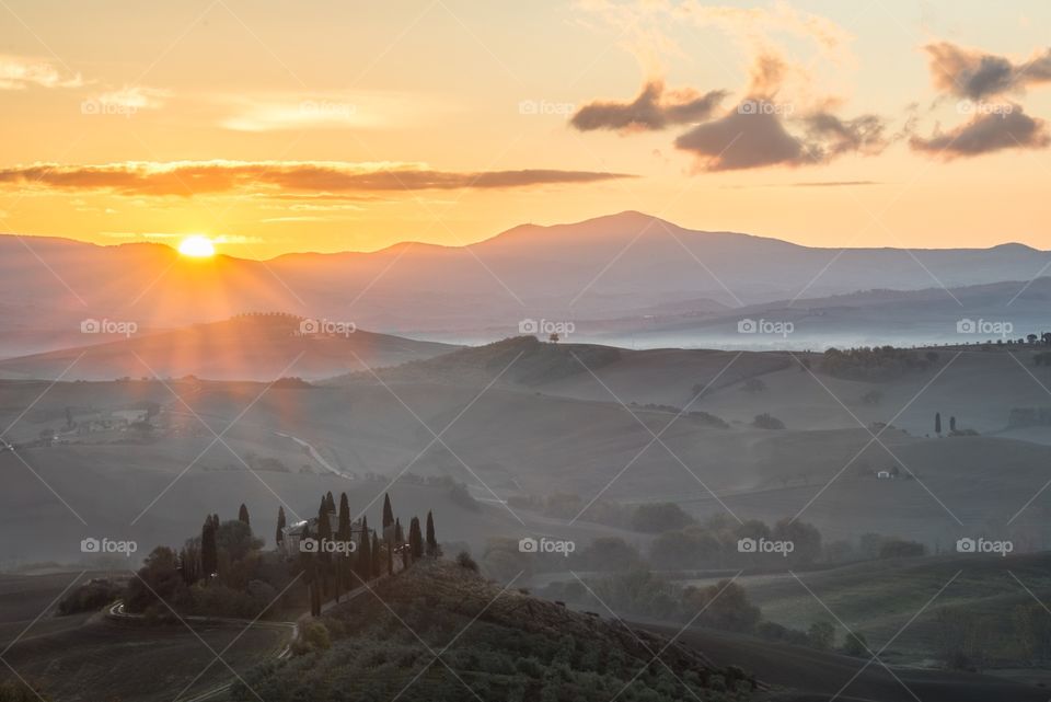 Val D’Orcia Sunrise