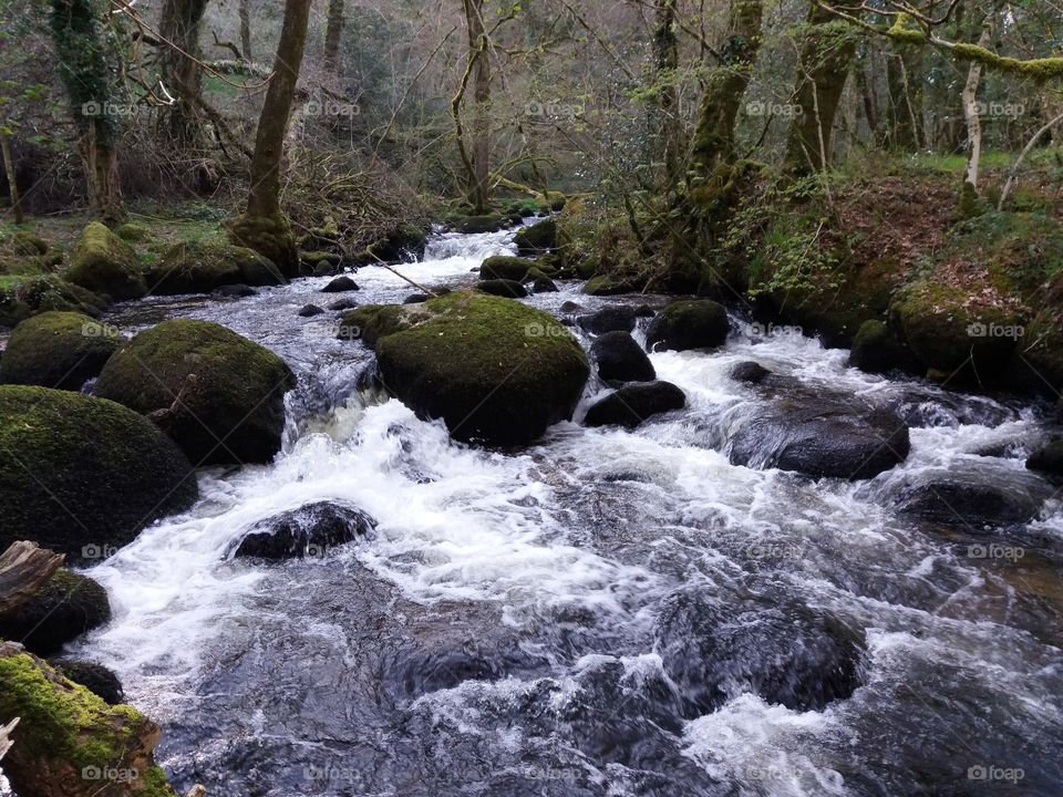 Waterfall, Water, Stream, River, No Person