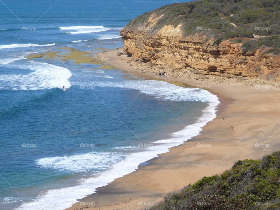 Beautiful view of a coastline