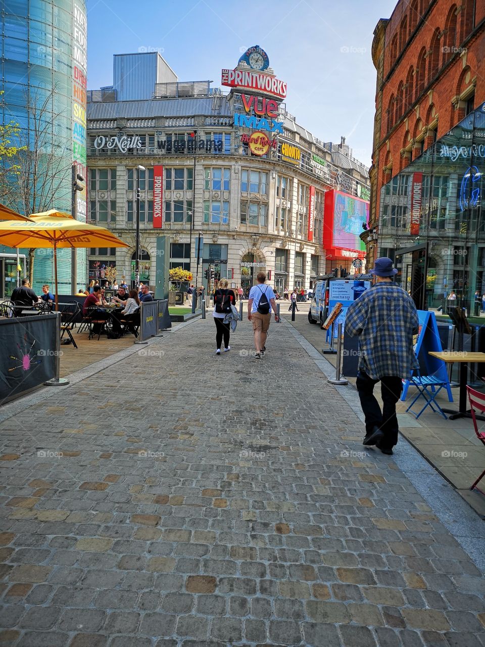 People walking,going everywhere,where are they?