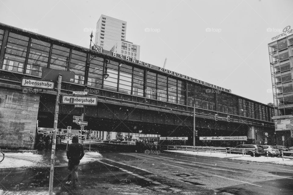 Winter street view 