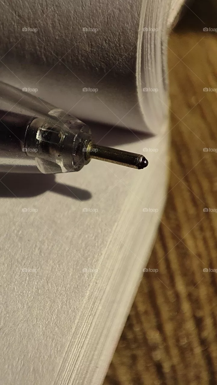 book and pen