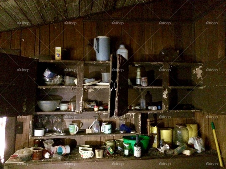 Abandoned kitchen