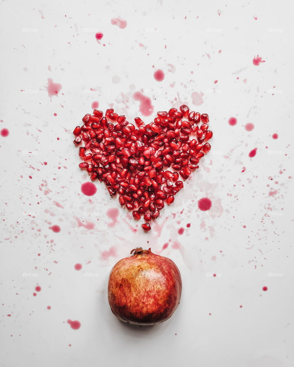 pomegranate heart