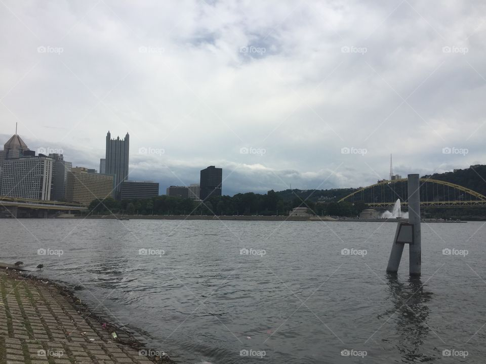 Water, River, City, Bridge, Architecture
