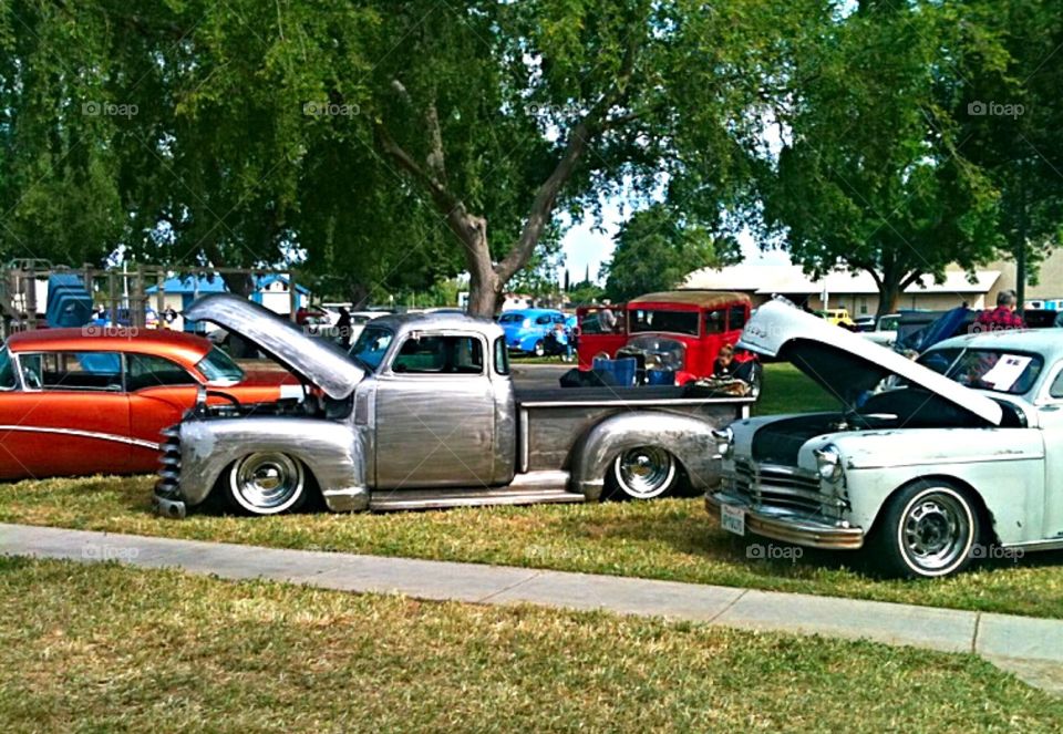 Cool Truck. Car show vehicles on display