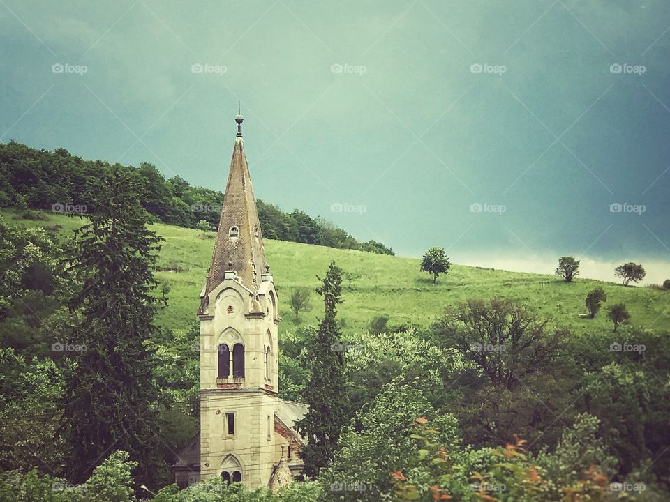 This is an old church in a small village!