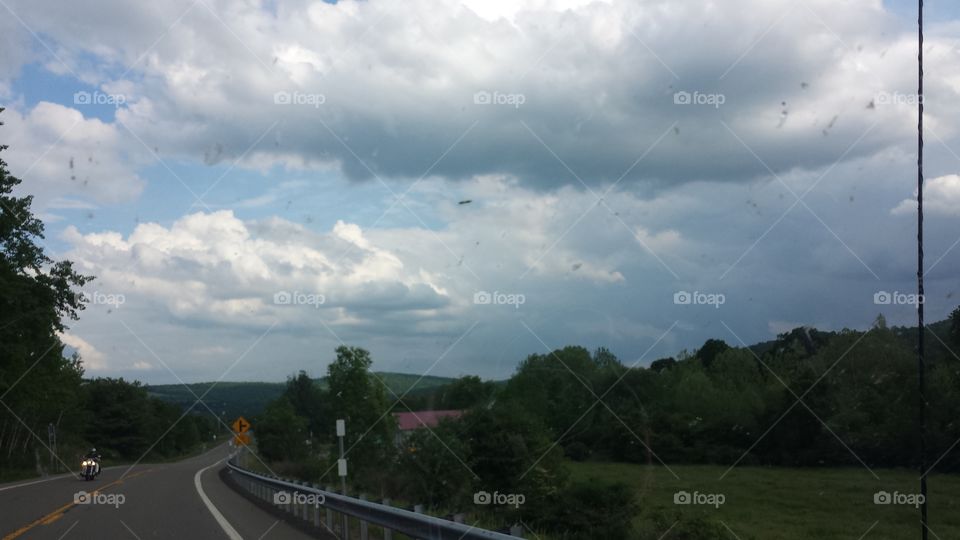 Landscape, Sky, Tree, Travel, Road