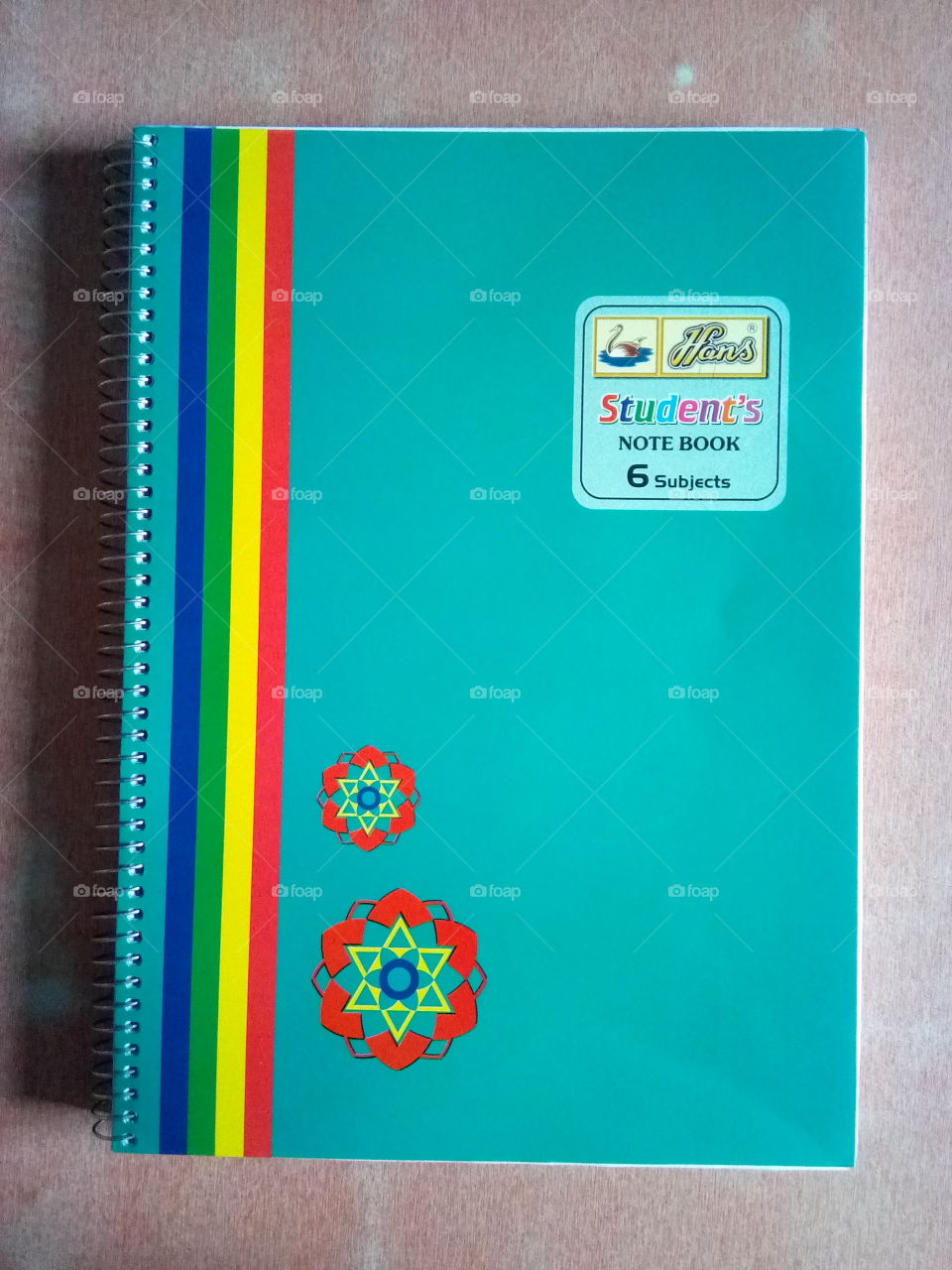 a beautiful student's note-book.