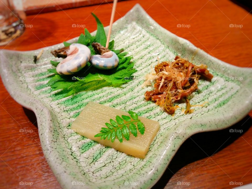 Japanese entree