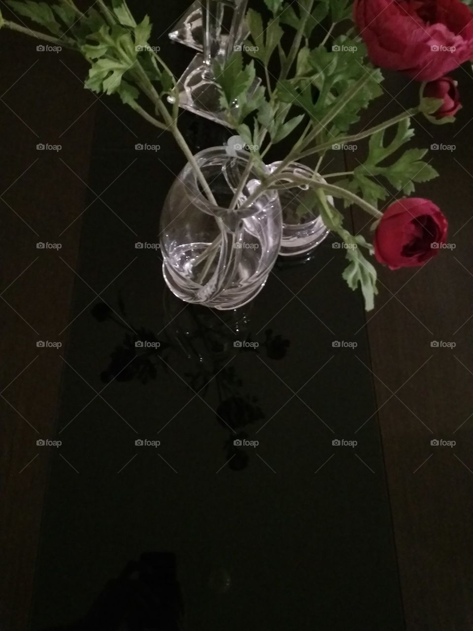 Flower Table Reflection