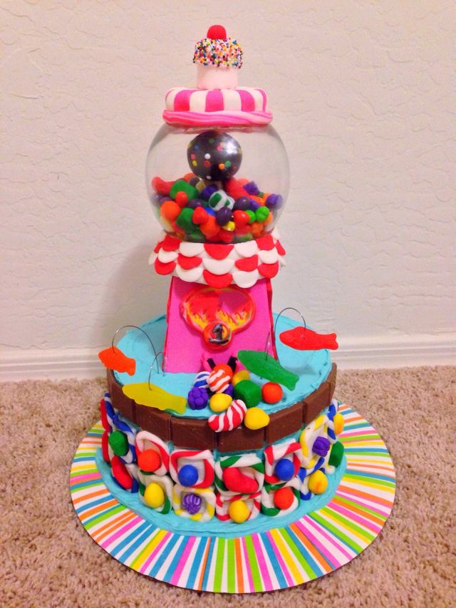Candy fantasy cake
