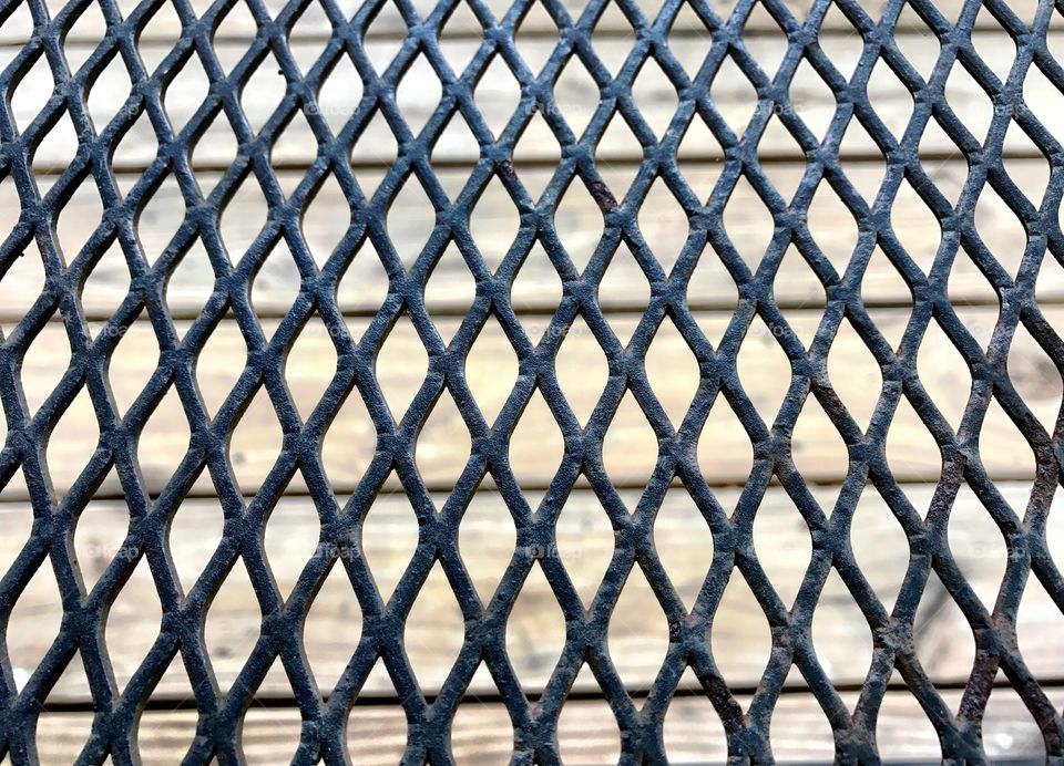 Iron grid texture