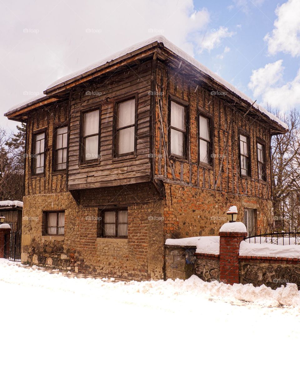 wooden house