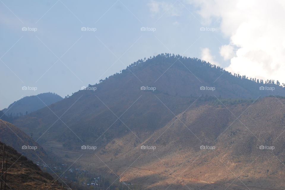 Mountain, Landscape, Sky, Fog, Travel