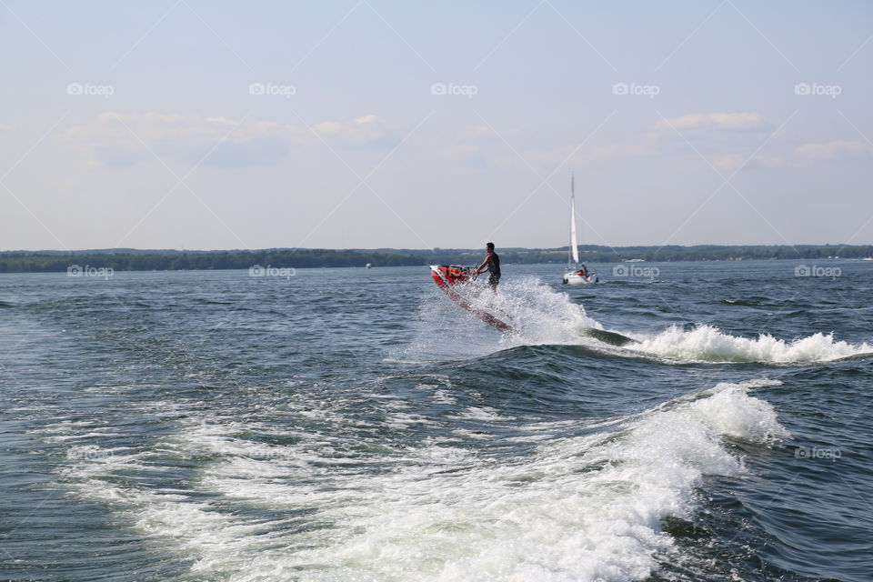 Water Sports, Water, Surf, Action, Recreation