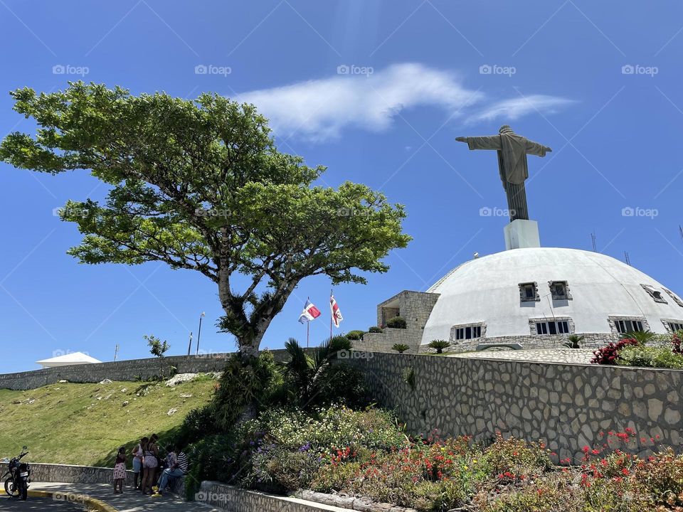 Cristo Redentor overlooking Puerto Plata, Dominican Republic