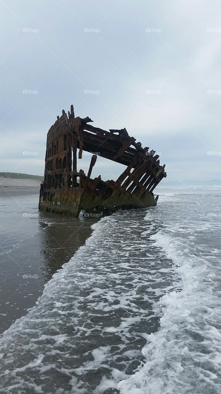 Peter Iredale, Shipwreck 