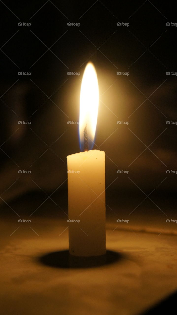 vela acesa