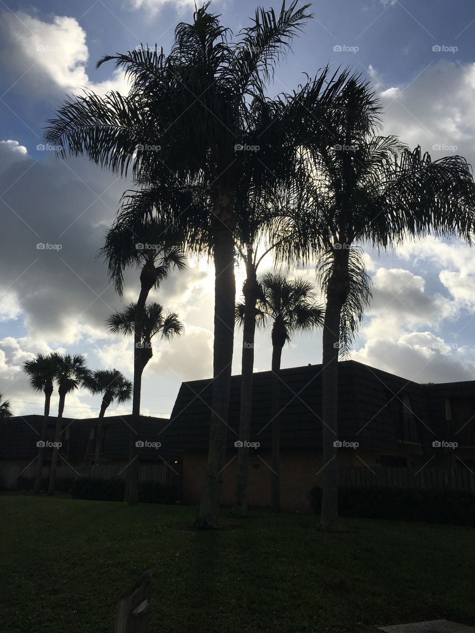 Cloudy morning in West Palm Beach, Fl