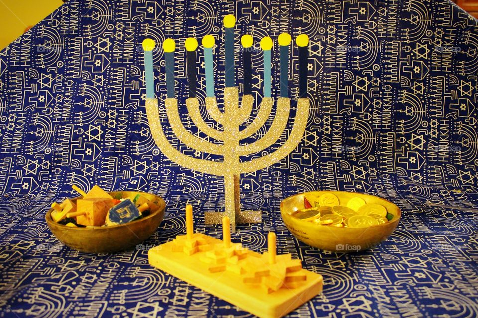 Hanukkah celebration