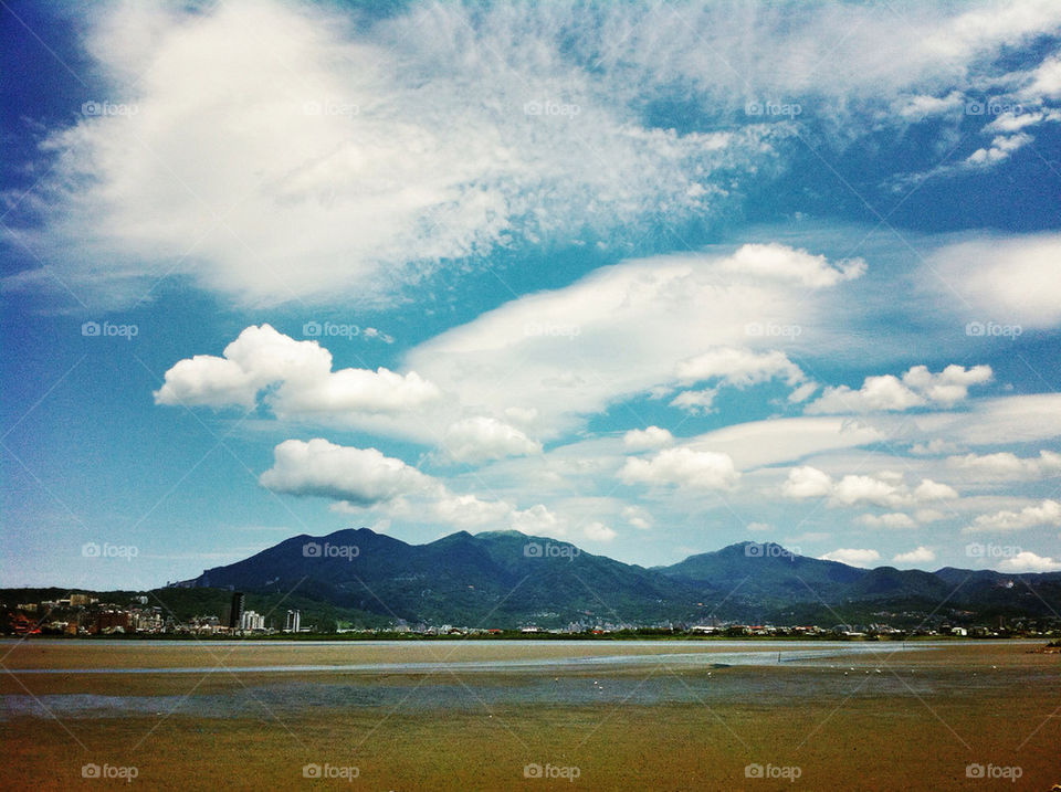 sky mountain cloud taipei by jamiewang