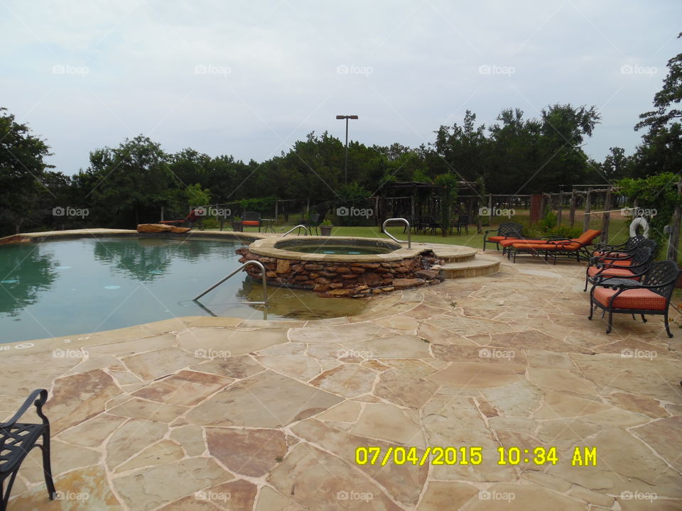 great pool site 4. This is another picture of the same pool at the wildcatter ranch hotel 🏩 located east of Graham Texas