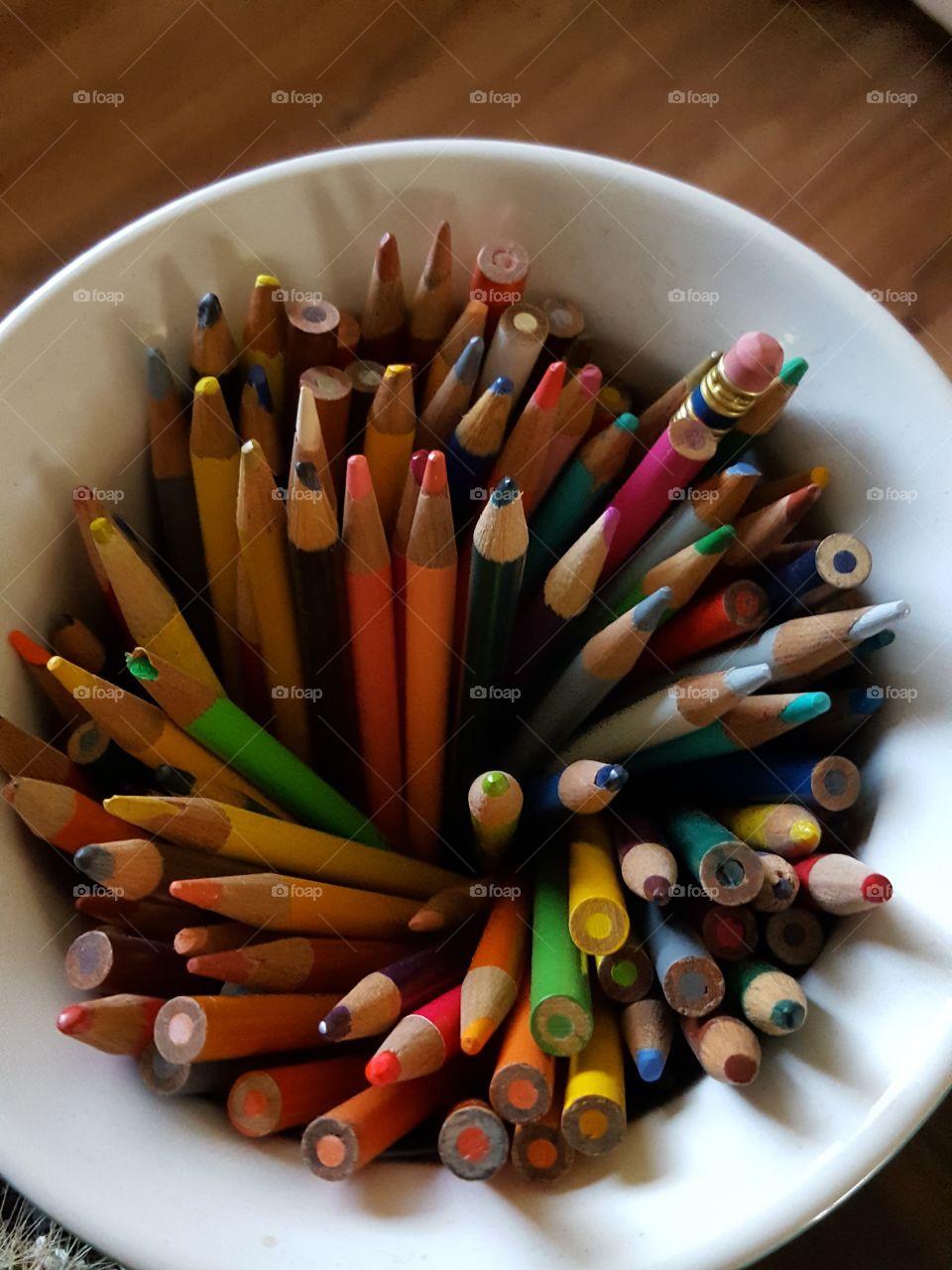 colored pencil texture