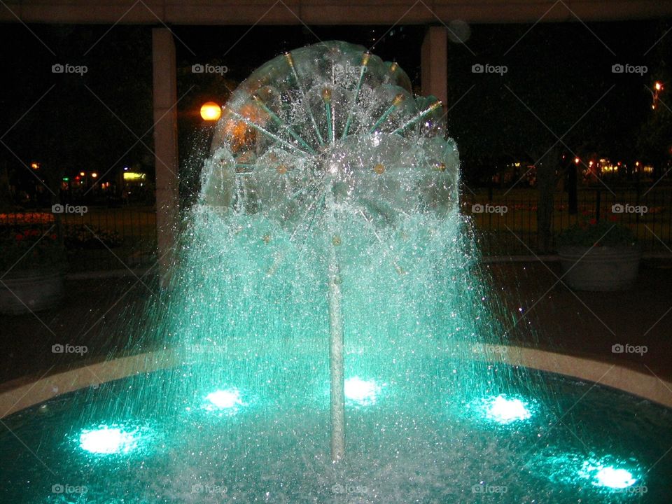 Aqua Fan. Water Fountain