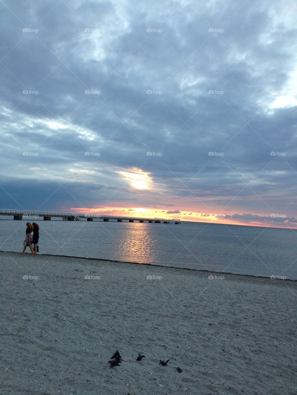 Ribersborg strand Midsommarafton solnedgång