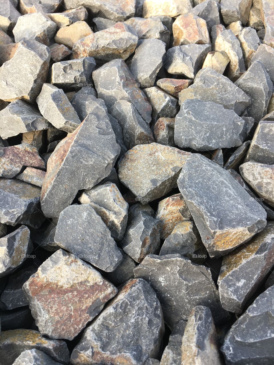 Railroad rocks