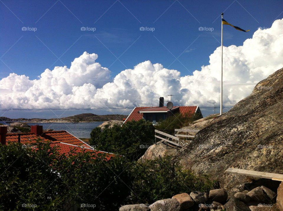 sky sweden summer clouds by haq