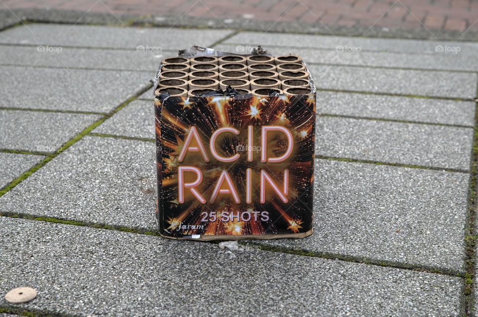 Acid Rain Fireworks At Amsterdam The Netherlands 1-1-2023