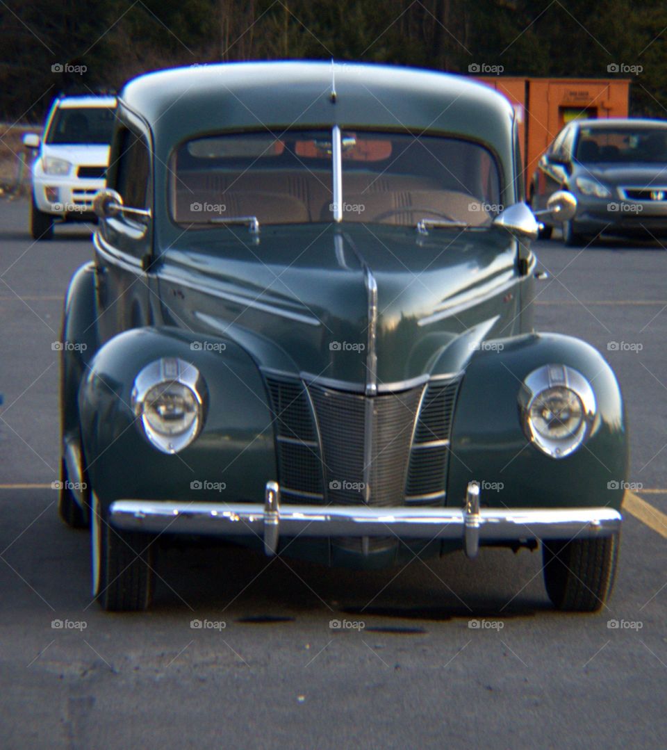 Vintage Green Ford