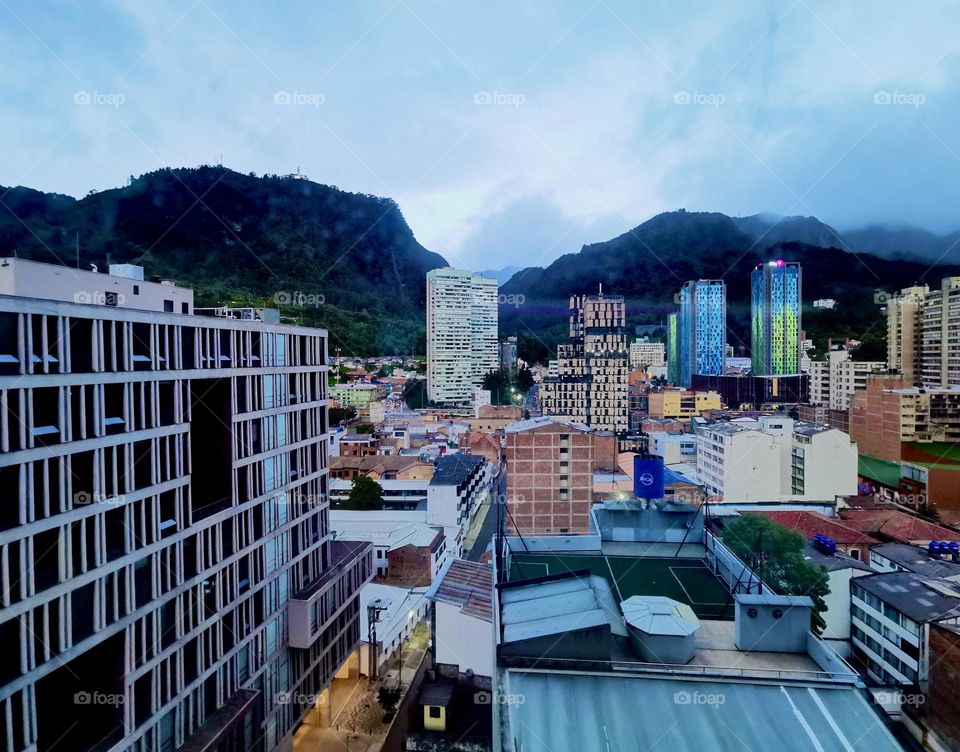 Architecture-buildings colors and textures in the city