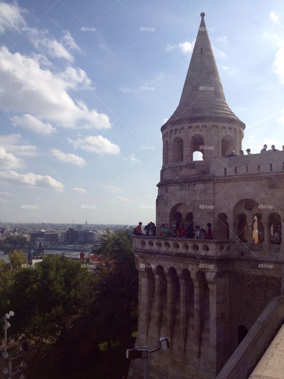 Budapest viewing terrace 