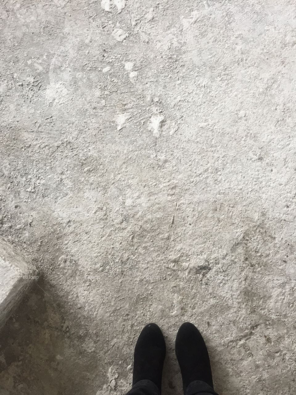 Under construction feet