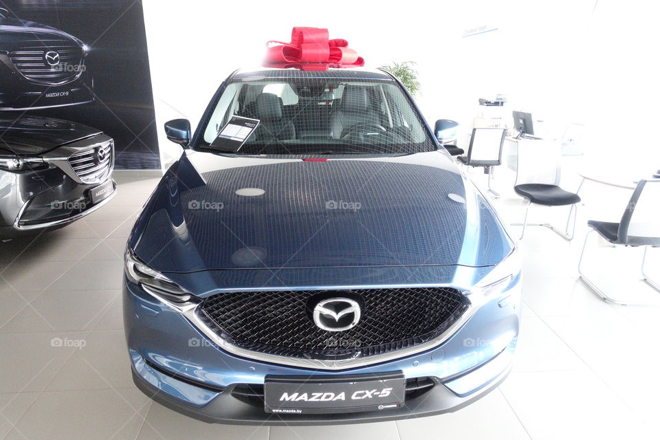 Car in Mazda saloon
