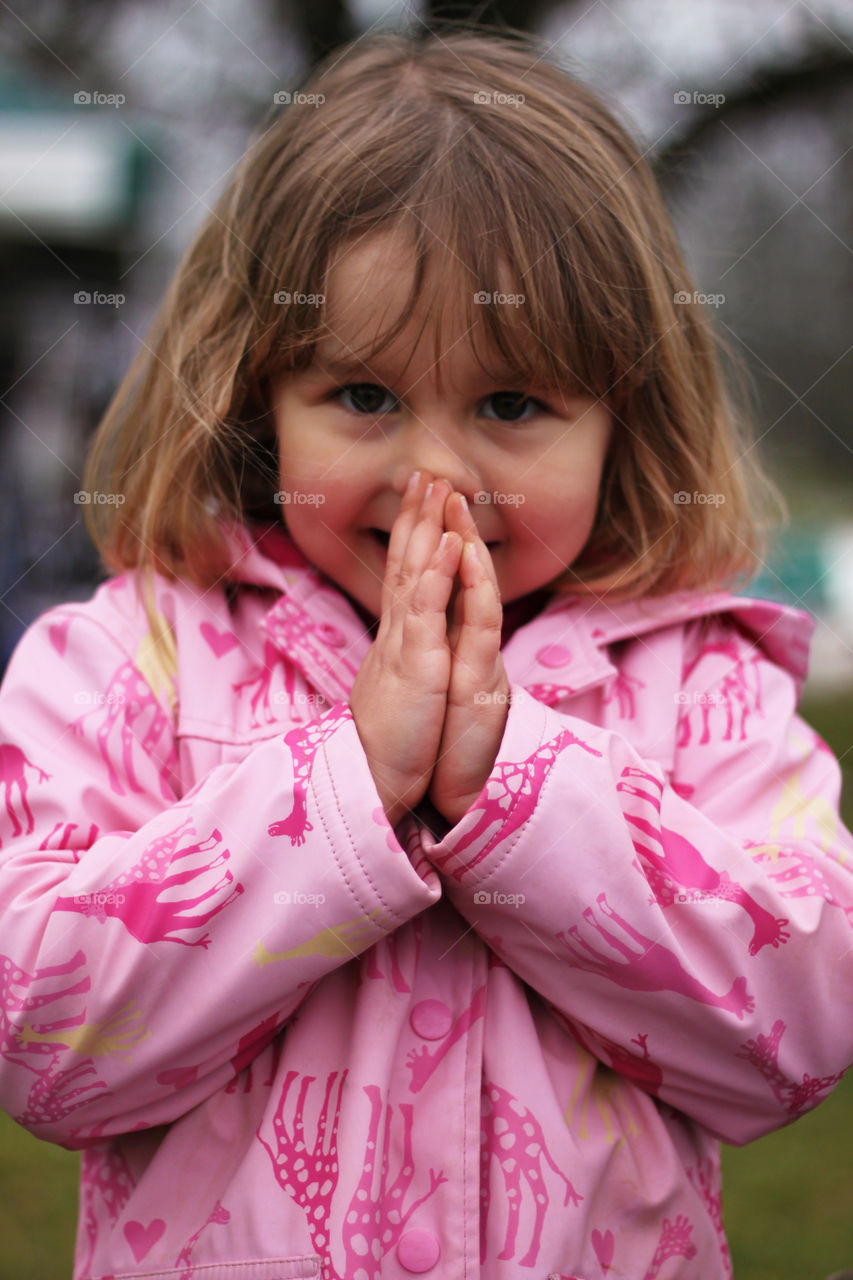 girl happy pink smile by geebee