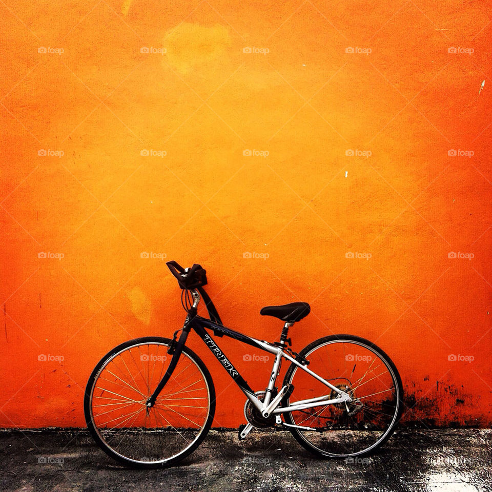 Bike at the wall